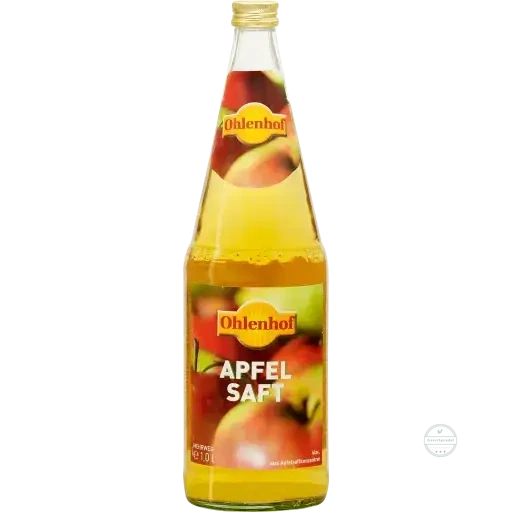 Ohlenhof Apfelsaft klar Kasten 6 x 1l Glas Mehrweg, zzgl. Pfand: 2,40 €