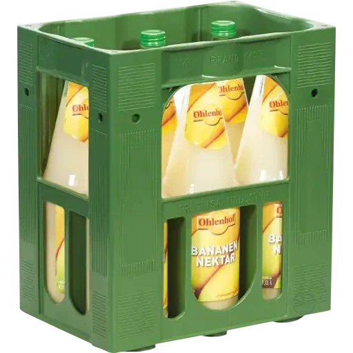 Ohlenhof Bananennektar Kasten 6 x 1l Glas Mehrweg, zzgl. Pfand: 2,40 €
