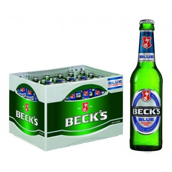 BECK'S Pils Blue Alkoholfrei 24x0,33l Glas 1 l = 2,78 € Mehrweg, zzgl. Pfand 3,42 €