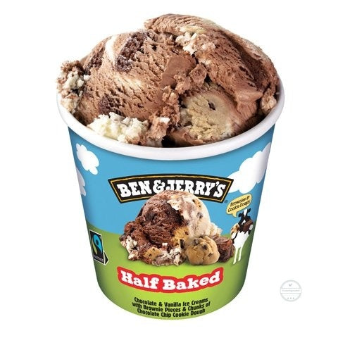 Ben & Jerry's Half Baked Eis Becher 465 ml