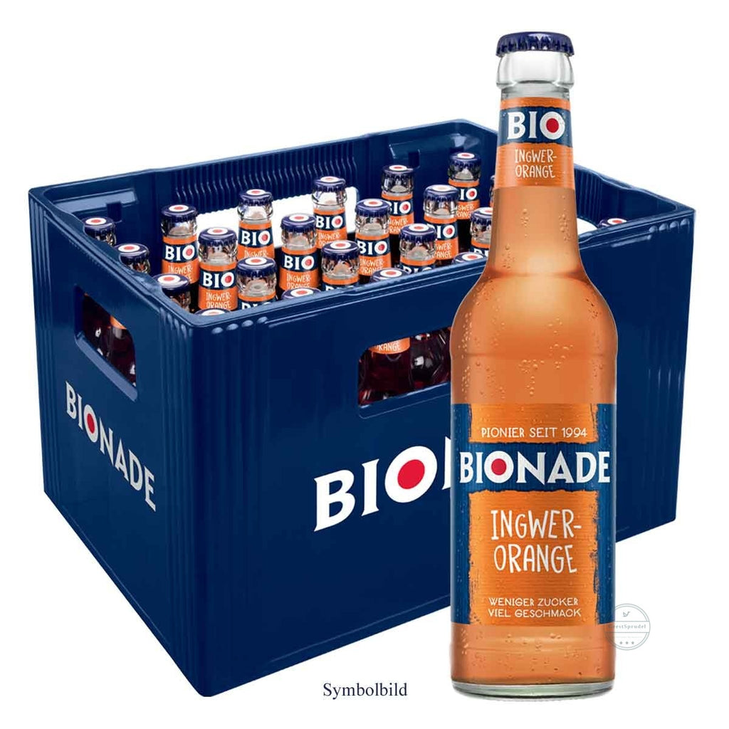 Bionade Ingwer Orange 1 x Kasten 12 x 0,33l Glas Mehrweg 1l/2,90€ zzgl. Pfand: 2,46 €