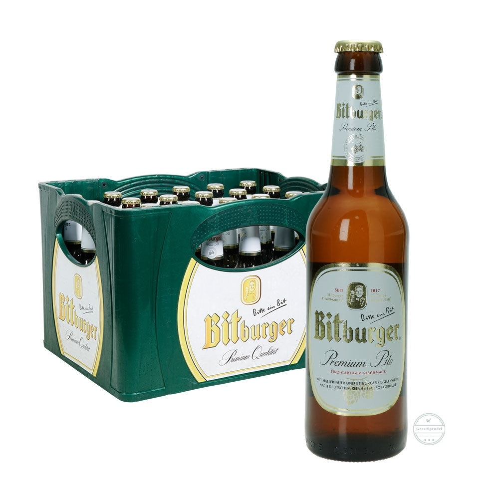 Bitburger Pils 24x0,33l Glas 1 l = 2,34 € Mehrweg, zzgl. 3,42 € Pfand