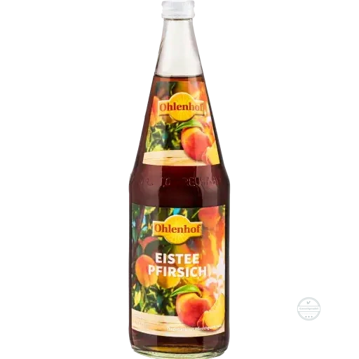 Ohlenhof Eistee Pfirsic1l h Kasten 6 x Glas Mehrweg, zzgl. Pfand: 2,40 €