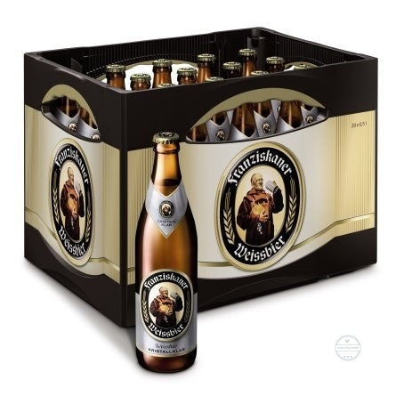 Franziskaner Kristall 1 x Kasten 20x0,5 l Glas Mehrweg, zzgl. Pfand: 3,10 €