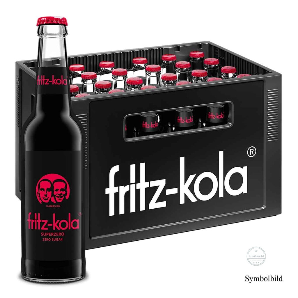 Fritz-Kola Superzero 1 x Kasten 24 x 0,33l Glas MEHRWEG 3,53 €*/1 Liter , zzgl. 3,42 € Pfand
