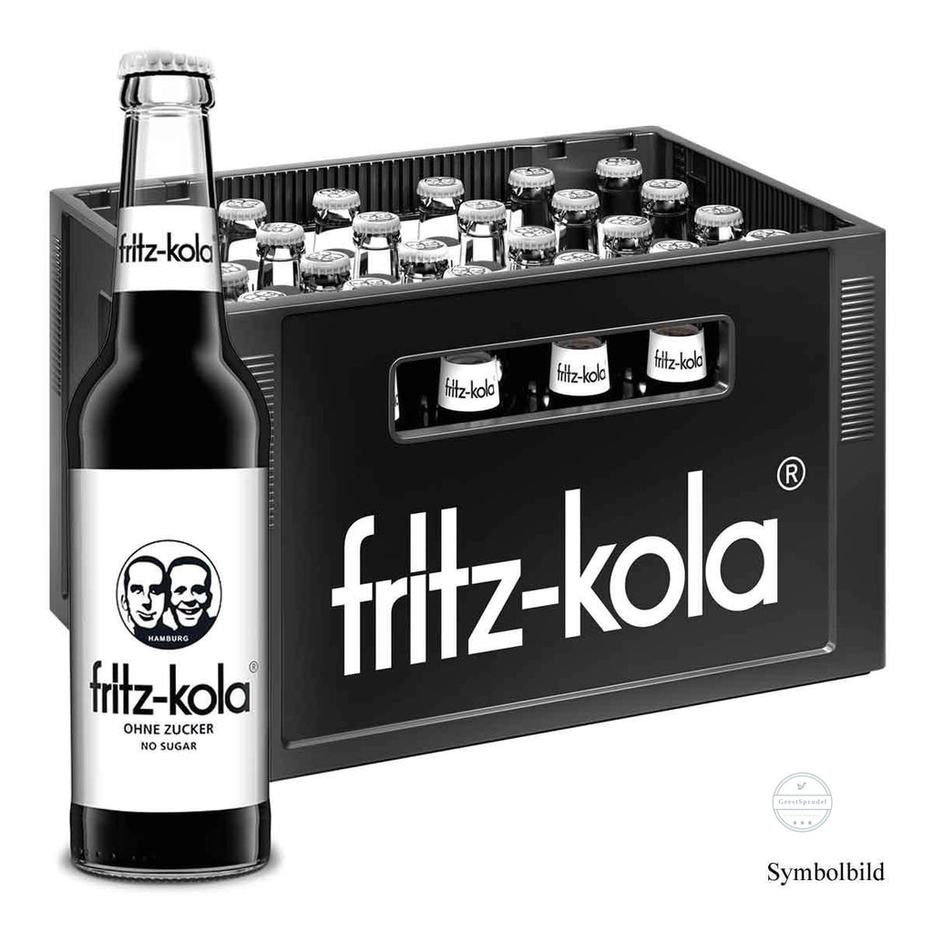 Fritz-Kola ohne Zucker 1 x Kasten 24 x 0,33l Glas MEHRWEG 3,53 €*/1 Liter , zzgl. 3,42 € Pfand
