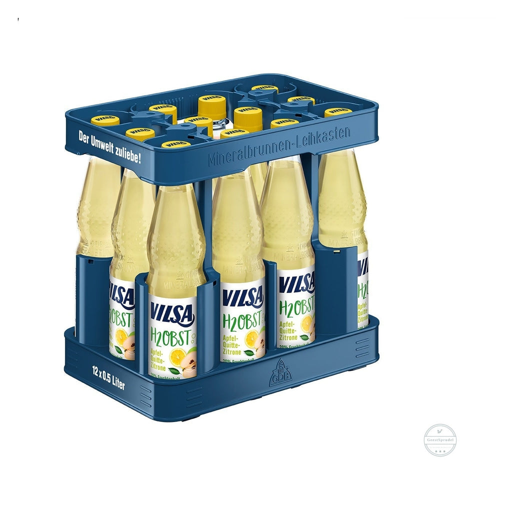 Vilsa H2Obst Apfel-Quitte-Zitrone 1 x Kasten 12 x 0,5l PET Mehrweg , zzgl. Pfand: 3,30 €