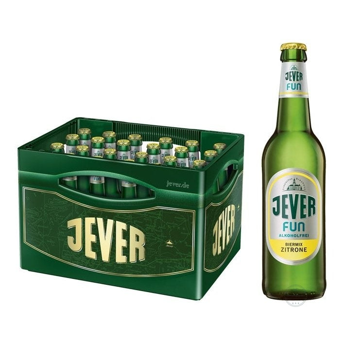 Jever Fun Zitrone Alkoholfrei 20x0,5l Glas 1 l = 1,95 € Mehrweg, zzgl. 3,10 € Pfand