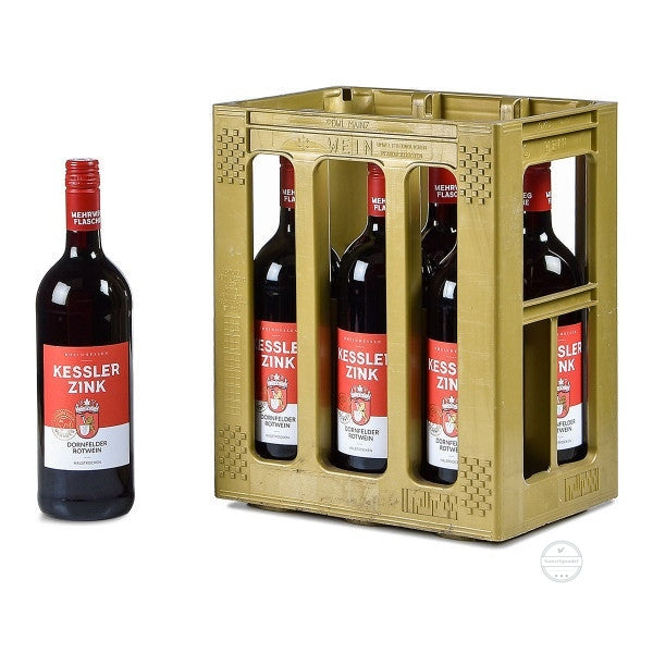 Kessler-Zink Dornfelder Halbtrocken 6 X 1L Glas Mehrwegkiste, zzgl. Pfand: 2,40 €