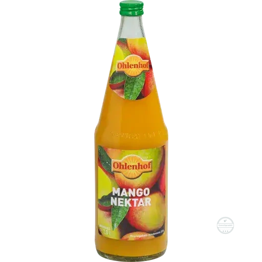 Ohlenhof Mangonektar Kasten 6 x 1l Glas Mehrweg, zzgl. Pfand: 2,40 €