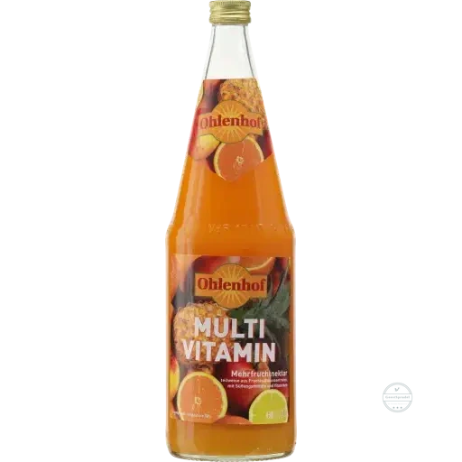 Ohlenhof Multivitaminennektar Kasten 6 x 1l Glas Mehrweg, zzgl. Pfand: 2,40 €
