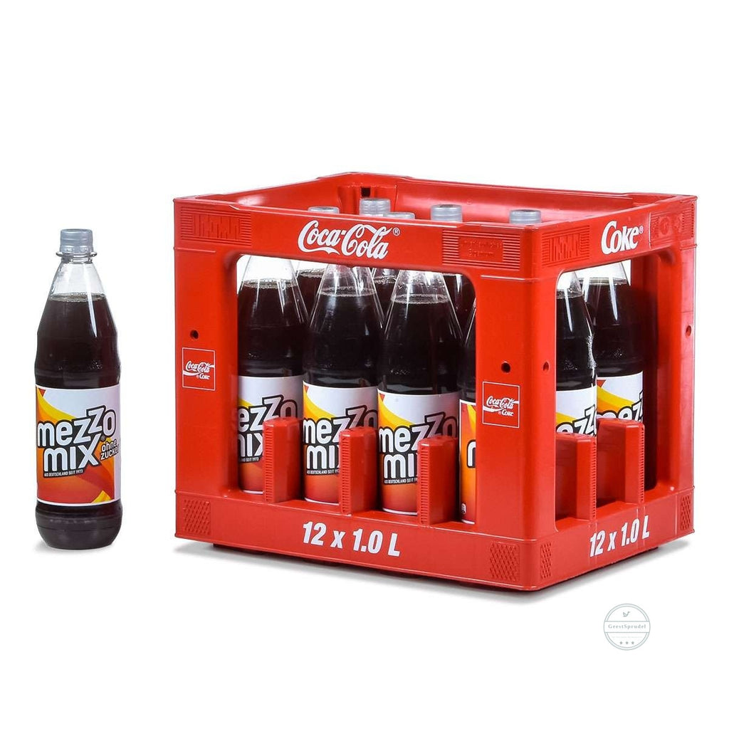 Mezzo Mix Zero 1 x Kasten 12 x 1l PET MEHRWEG 1,60 €*/1 Liter , zzgl. 3,30 € Pfand