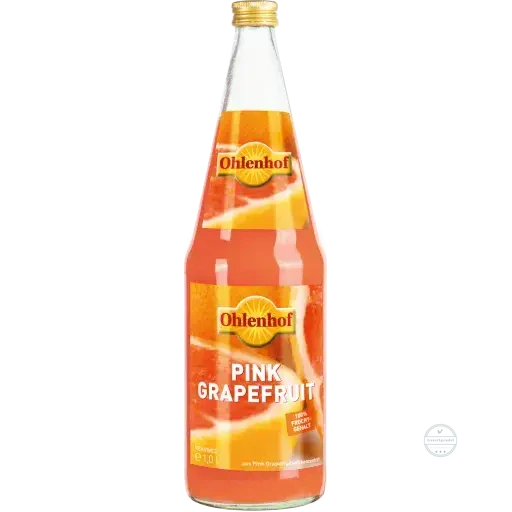 Ohlenhof Pink Grapefruit Kasten 6 x 1l Glas Mehrweg, zzgl. Pfand: 2,40 €