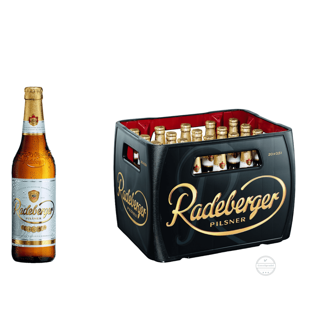 Radeberger Pils 20x0,5l Glas 1 l = 1,95 € Mehrweg, zzgl. 3,10 € Pfand