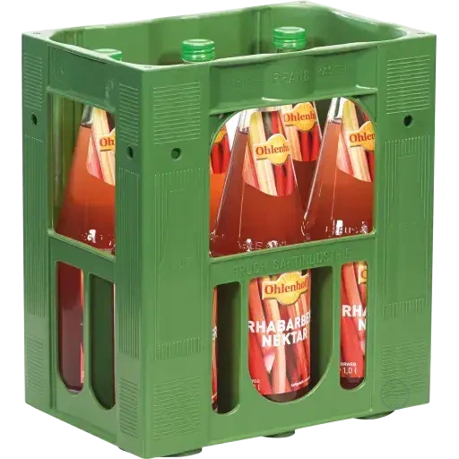 Ohlenhof Rhababernektar Kasten 6 x 1l Glas Mehrweg, zzgl. Pfand: 2,40 €