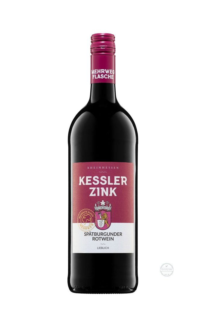 Kessler-Zink Spätburgunder lieblich Flasche 1L Glas Mehrweg , zzgl. Pfand: 0,15 €
