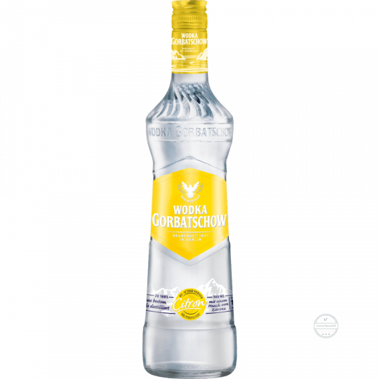 Wodka Gorbatschow Citron 37,5% 0,7l Glas 14,99 €/l EINWEG