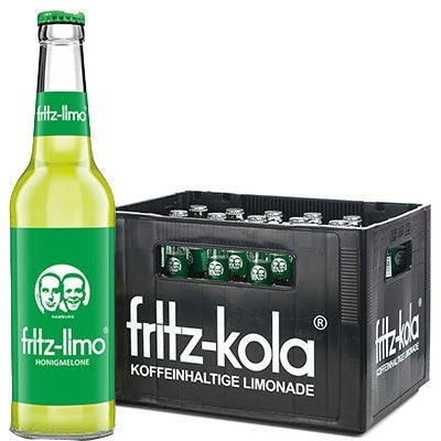 Fritz Limo Melonenlimonade 1 x Kasten 24 x 0,33l Glas Mehrweg 1,40 € /1l zzgl. Pfand: 3,42 €